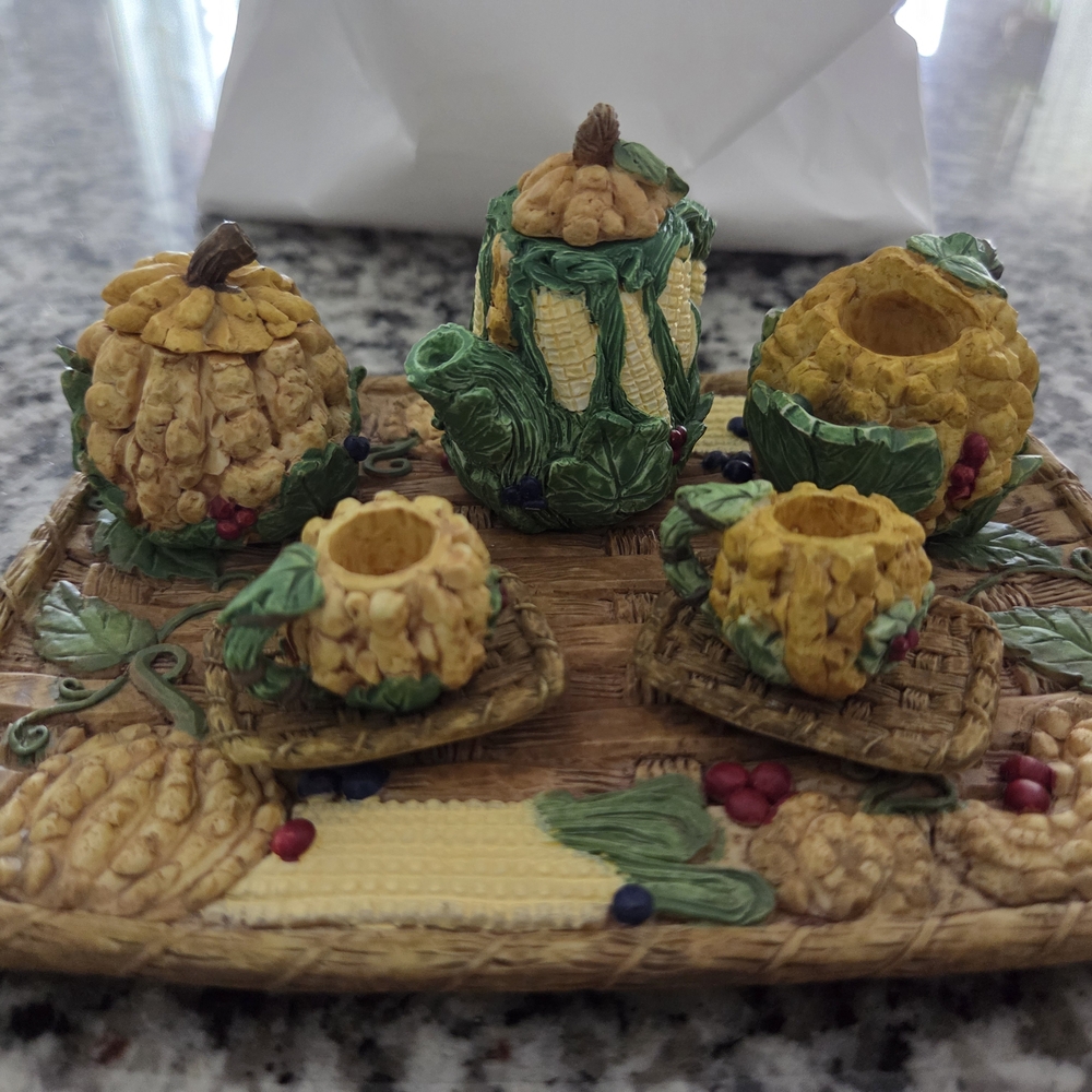 Decorative Mini Tea Set - Picture 2 of 5